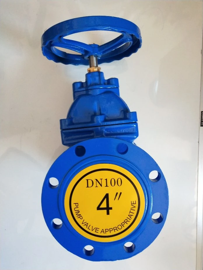 BS4504 GOST DIN F4 Check Water Valve Ductile Iron Resilient Seated Industrial Valve Non-Rising Stem Gate Valve