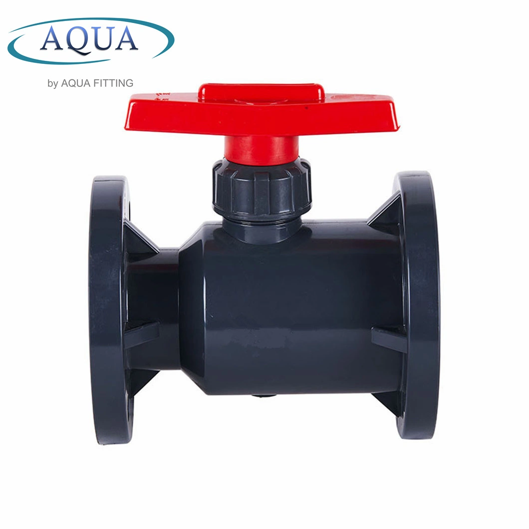 High Quality Industrial PVC Plastic UPVC Flange Ball Valve