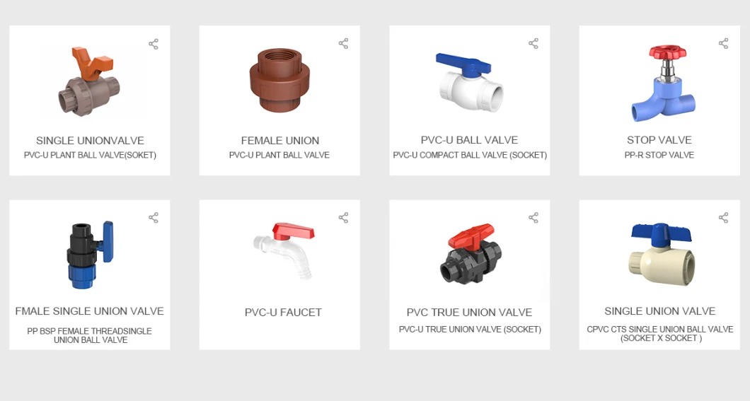 PVC CPVC Pipe Fittings Single Union Ball Valve Gate Valve Tiger Nigeria