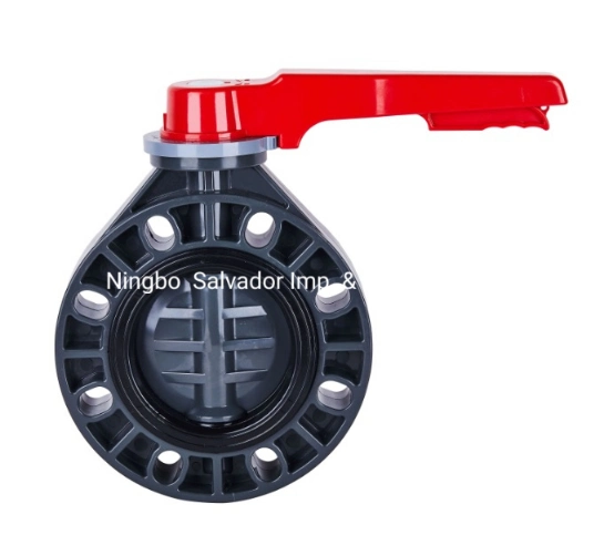 Plastic PVC Pph CPVC PVDF UPVC Industrial Butterfly Valve Ball Valve